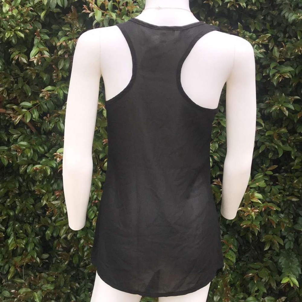 Black Sleeveless Women's Top